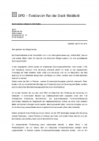 Antrag: Förderung der Sanierung des Gartenhallenbades an der Vennstraße und des Rathauses am Alsberg