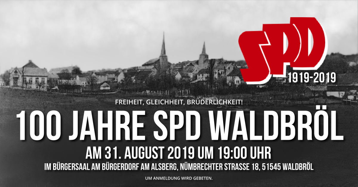 100 Jahre SPD Waldbröl