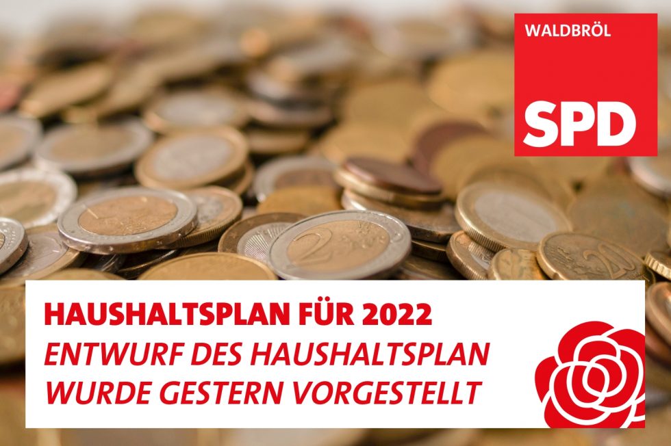 Entwurf des Haushaltsplan 2022 SPD Waldbröl