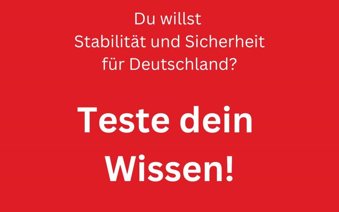 Hier geht’s zum Wahlkampfquiz