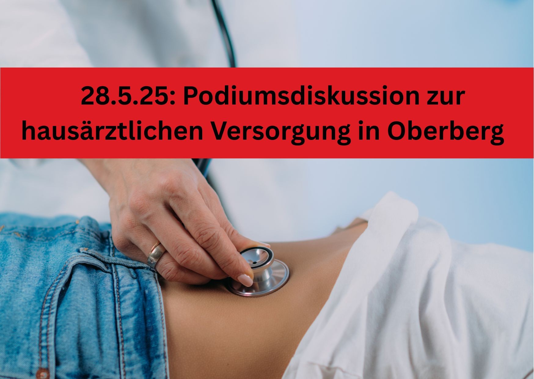 Podiumsdiskussion zur hausärztlichen Versorgung im Oberbergischen Kreis