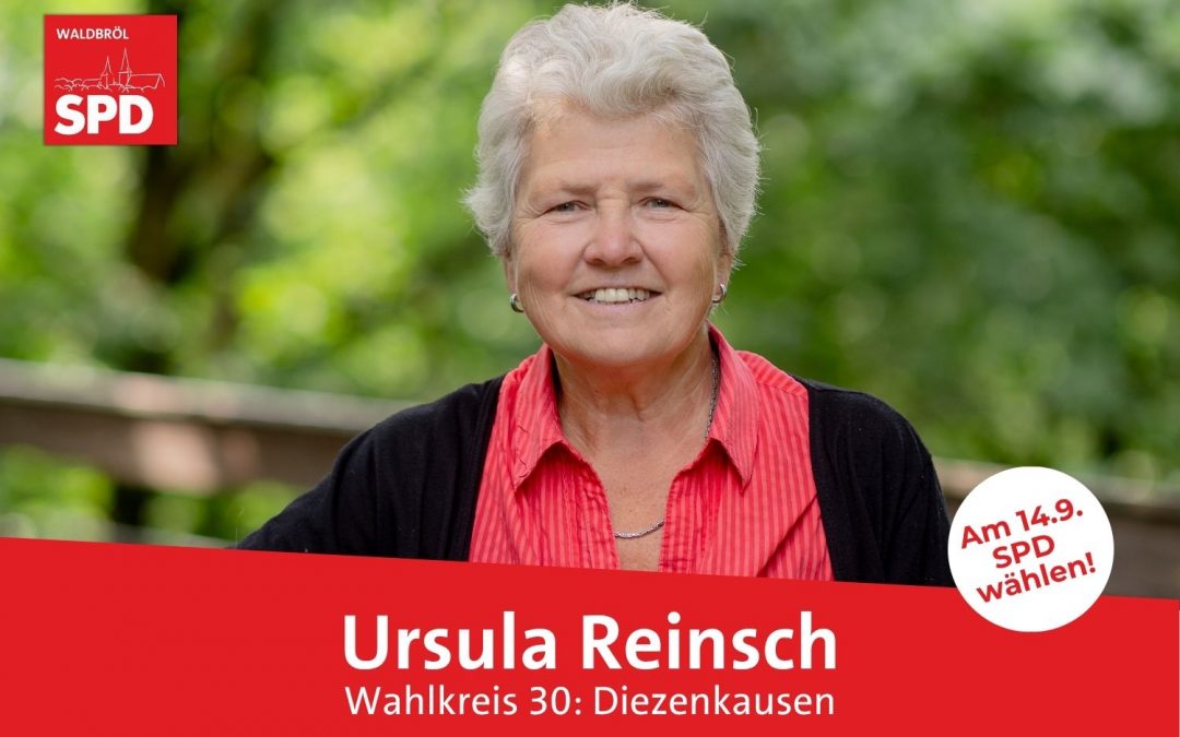 Unsere Kandidatin für Wahlkreis 30 (Diezenkausen): Ursula Reinsch