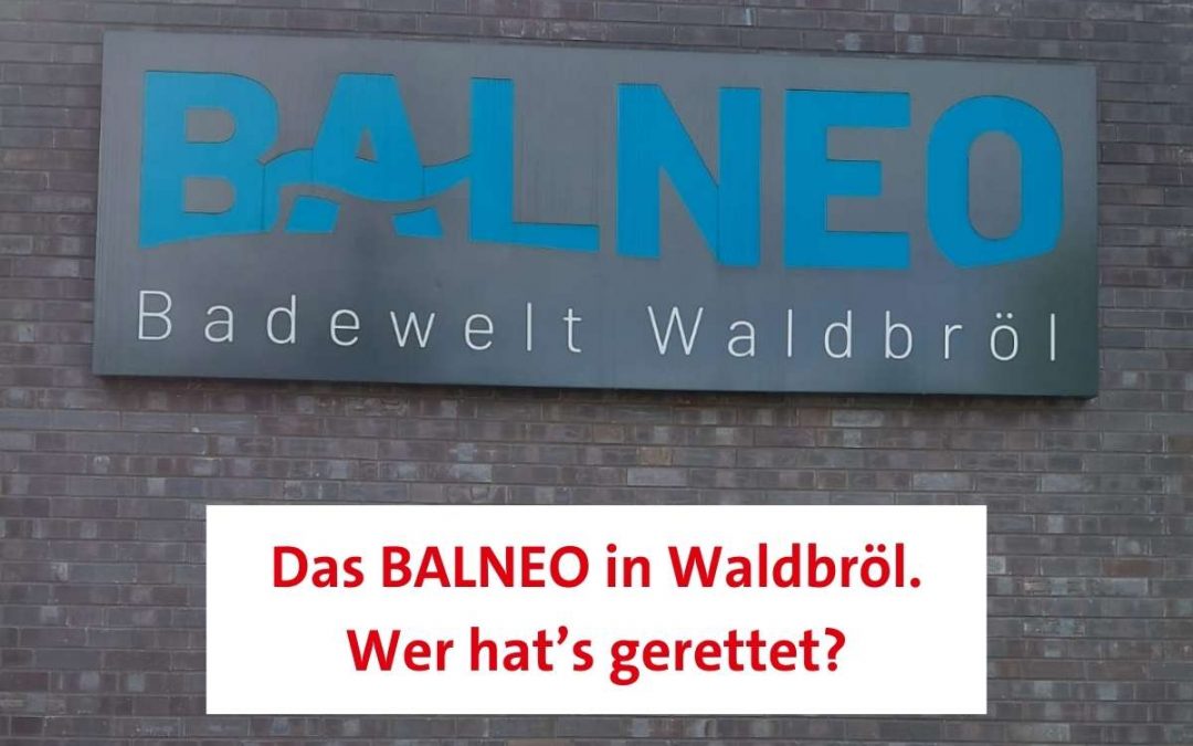 Das Schwimmen in Waldbröl lebt- dank SPD-Engagement!