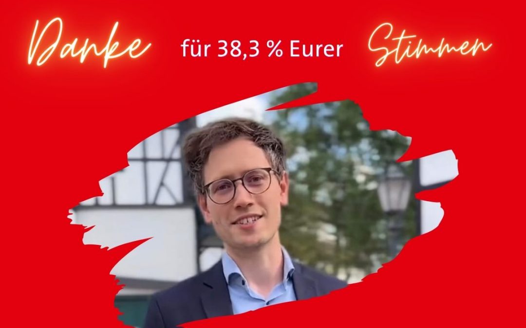 Danke für 38,3 % bei der Stichwahl am 28.9.